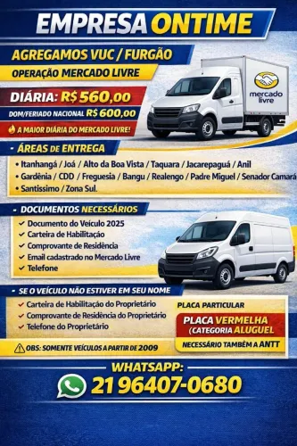 AGREGAMOS VUC E FURGÃO 