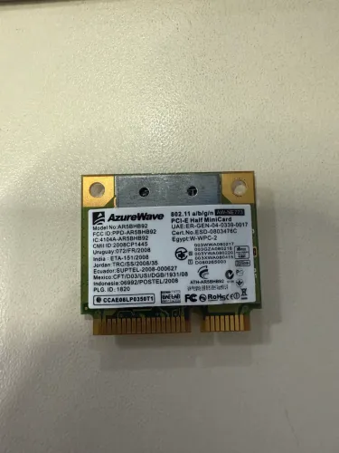 Wireless ar5bhb92 802.11a/b/g/n