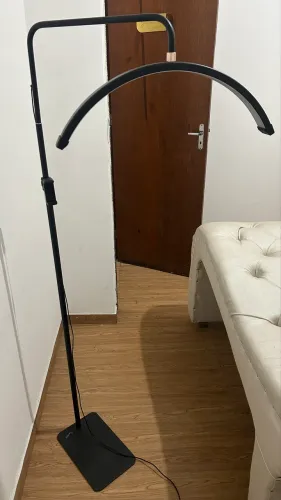 Luminária arco meia lua