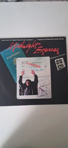 Lp trilha sonora do filme "O expresso da meia noite " usado