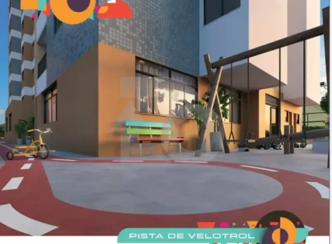Poesia Art Home: Apartamento com Varanda, Suíte e 2/4 Bem Distribuídos