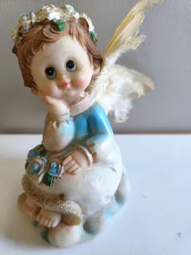 Antigo Anjo Bibelô anos 80 lindo de coleção.