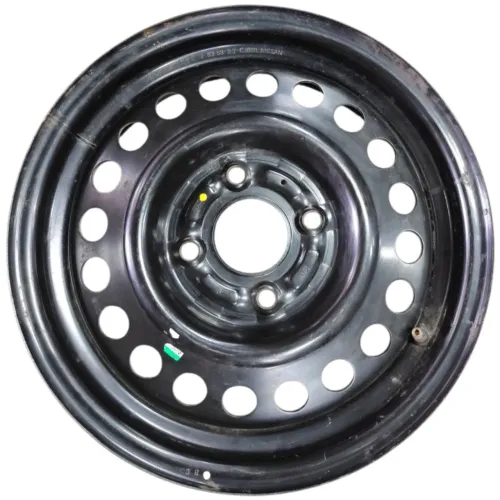 Roda Ferro Aro 15 4x114.3 Nissan Livina Tiida Sentra Preto