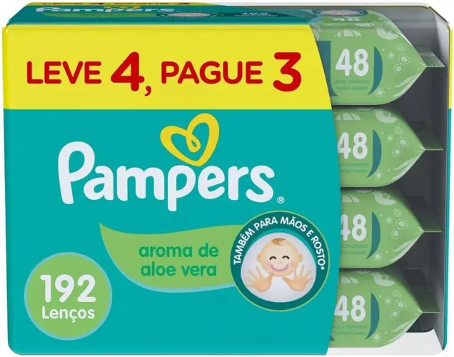 Toalhas umedecidas pampers