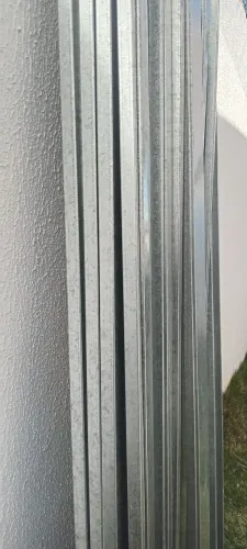 Perfil aço Galvanizado(não ferruja) $29.00.