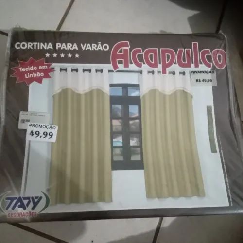 Vendo cortina para varão