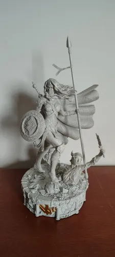 Mulher maravilha Unsleashed Marble Iron Studios