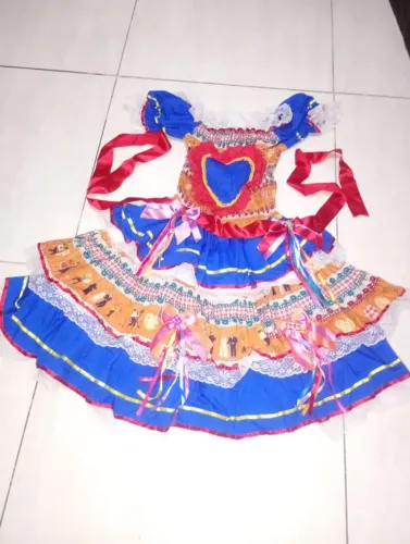 Vestido junino Infantil