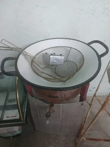 Estufa fogão com tacho