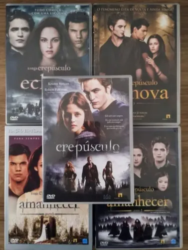 Dvds da saga crepúsculo