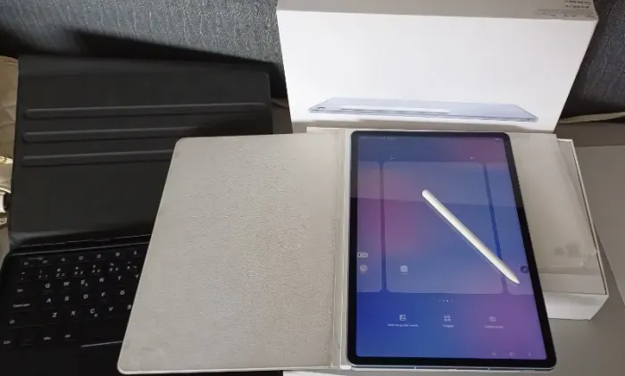 Samsung Tab S10 Fe Plus na Garantia com Acessórios Troco