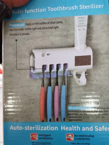 Dispenser suporte para escovas de dente 