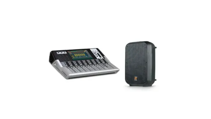 KIT- Mesa De Som Digital Duonn Atrium 32 Canais + Caixa Ativa Sr-88a Staner 85W