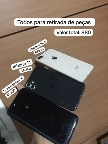 Moto one fusion, IPhone 11 e 8 Plus