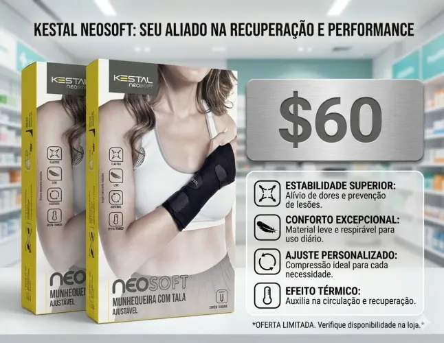Munhequeira com tala 