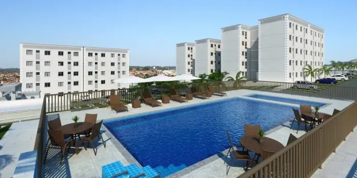 Apt. 2/4 para venda - Condomínio Fechado - Bairro Primavera