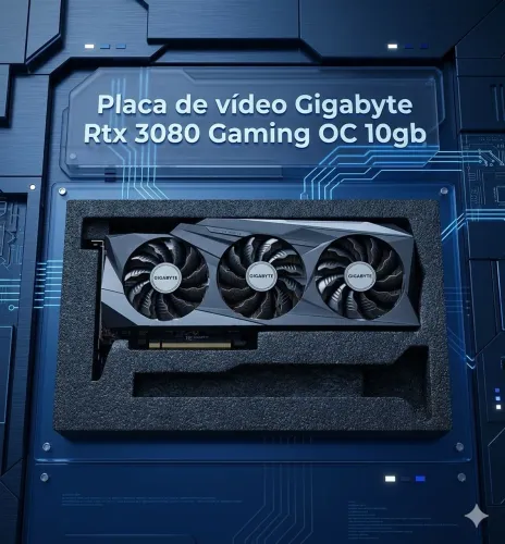 Placa de vídeo Gigabyte Rtx 3080 Gaming OC 10gb