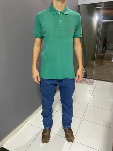Camisa polo verde