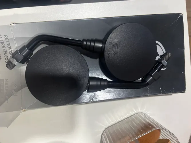 Retrovisor de moto novo redondo nunca foi usado 
