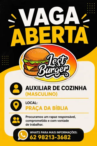 Vaga Auxiliar de Cozinha