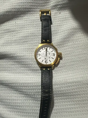     Relógio TW Steel Original LM1 Dourado - Usado (Sem Bateria) ?