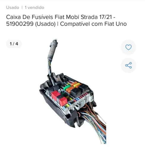 Módulo da caixa de fusíveis fiat mobi ,compatível com fiat uno 2017/2021