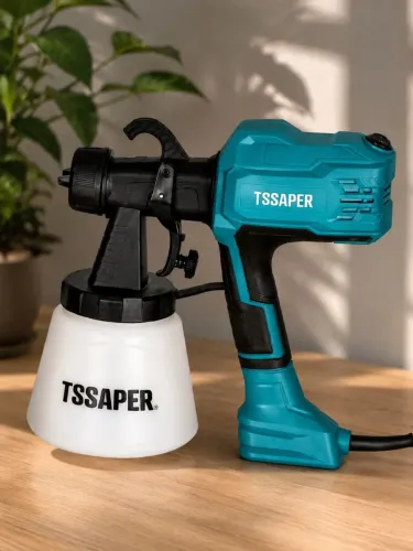 Pulverizador de Tinta Elétrico TSSAPER - Pintura Fácil, Rápida e Uniforme