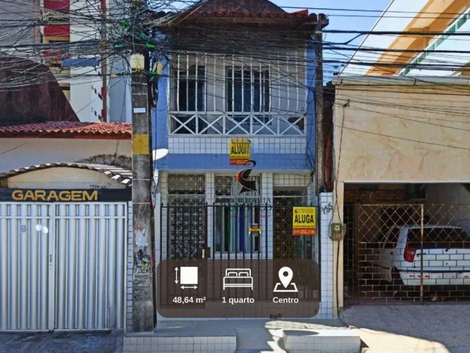 Kitnet com 1 dormitório para alugar, 48 m² por R$ 878,22/mês - Praia de Iracema - Fortalez