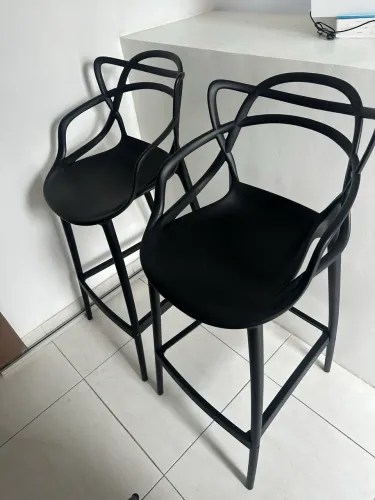 Kit 2 Banquetas preta