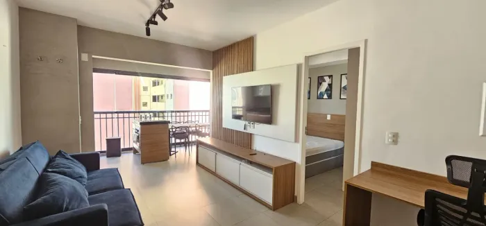 Alugar Apartamento Mobiliado com Vaga e Lazer na Bela Vista
