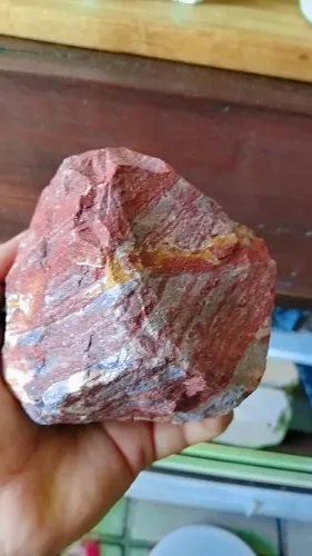 Pedra colorida sedimentar decorativa