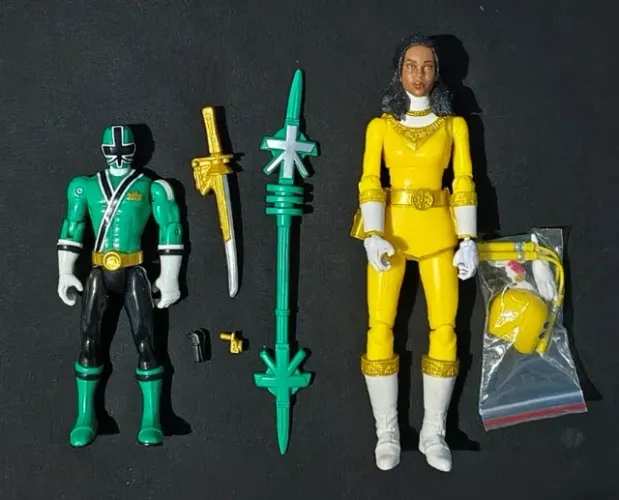 Power Rangers Zeo Amarela Lightning Colletion (Yallow) / Verde Samurai