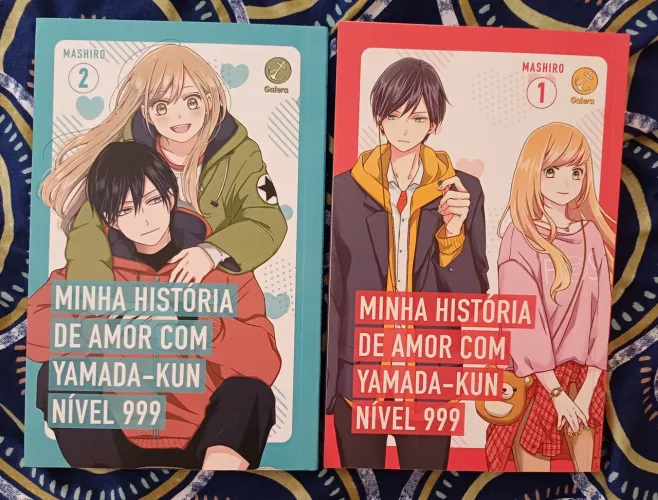 Mangá Minha História de Amor com Yamada Kun Nível 999 vol 1 e vol 2 em ótimo estado