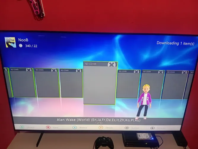 Hd com 83 jogos de xbox 360