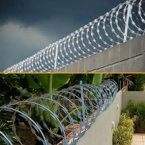 Concertina, cerca cortante, ouriço