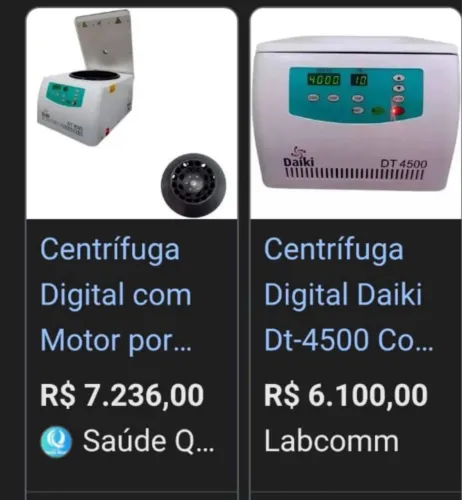 Centrifuga de laboratório