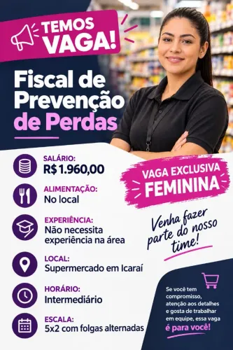 Vaga Fiscal de Prevenção de Perdas