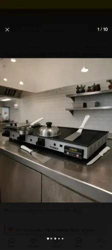 Chapa  semi industrial 90x30 pra fazer lanches.  450 reais divido 10 vezes / 380 a vista 