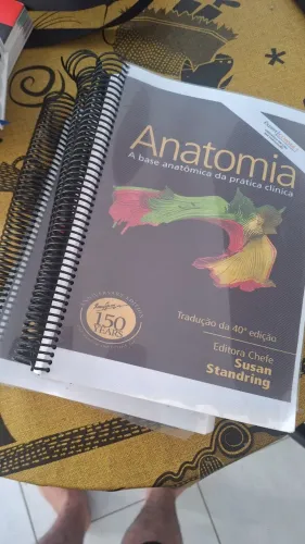 (impressão encadernada os 3 volumes juntos) Gray's Anatomia. 40ªEdição.