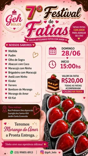 Festival de Fatias e Morango do Amor 