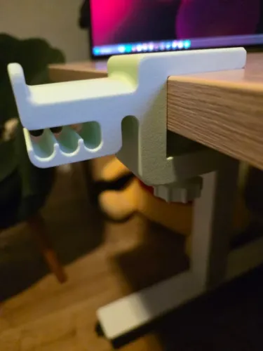 Suporte Headset para Mesa com Encaixe de Borda Organizador