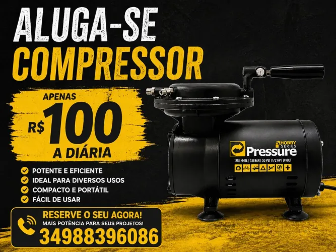 ALUGA SE COMPRESSOR DE AR DIRETO