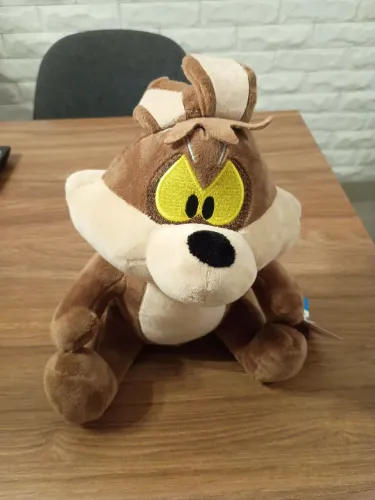 Pelúcia coyote looney tunes 30 cm