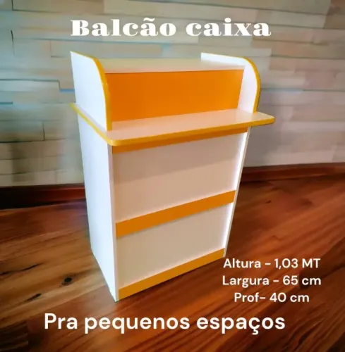 Balcão caixa 100% MDF