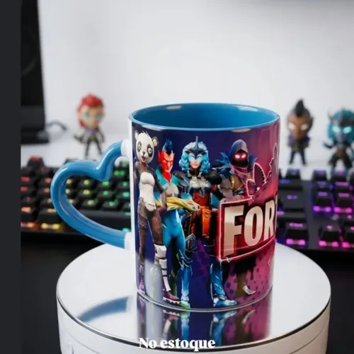 Caneca gamer fortnite