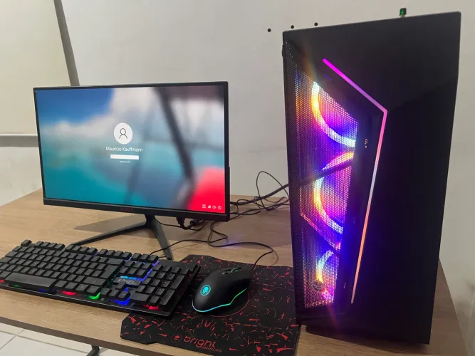 PC GAMER COMPLETO COM MONITOR, TECLADO E MOUSE - PRA SAIR HOJE!