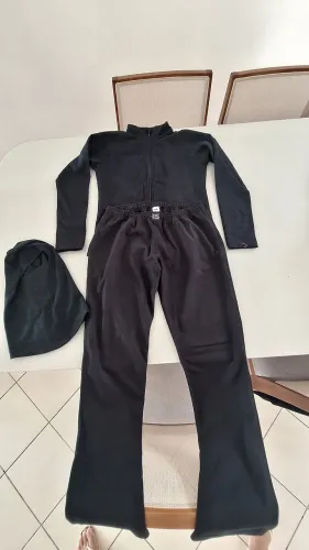 Conjunto segunda pele Go Ahead (calça, camisa e Balaclava) feminino tam G Extreme