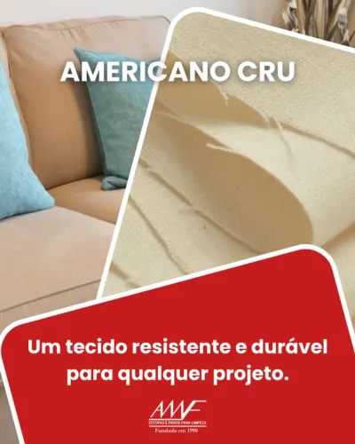 RETALHO DE TECIDO AMERICANO CRU 