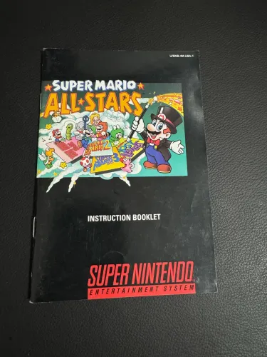 Manual Super Mario All-Stars Original Super Nintendo