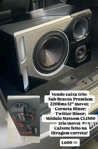 Caixa Trio Bravox